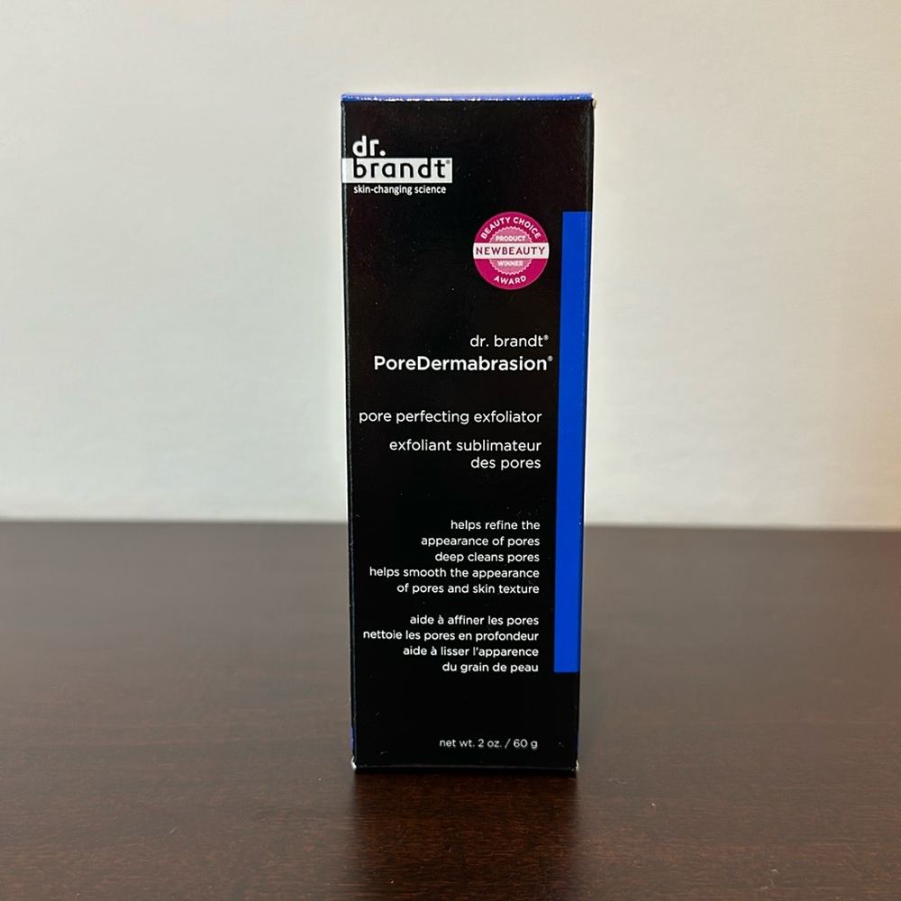 Dr. Brandt Pores No More PoreDermabrasion pore perfecting exfoliator NIB 2oz